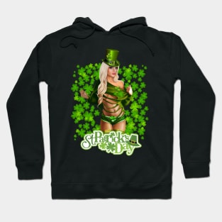 St Patricks Day Girl Anime women dress Hoodie